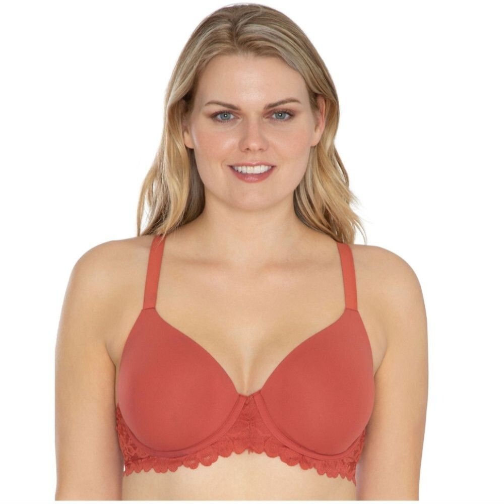 No Boundaries Women's Flex Wire T-Shirt Bra with Stretch Cup Size 32D